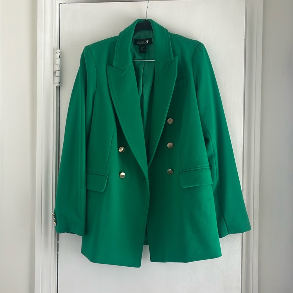 Lightly worn Rachel Zoe green blazer
